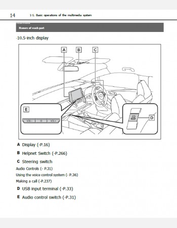toyota corolla 2022 2023 & 2024 navigation & multimedia system manual in english